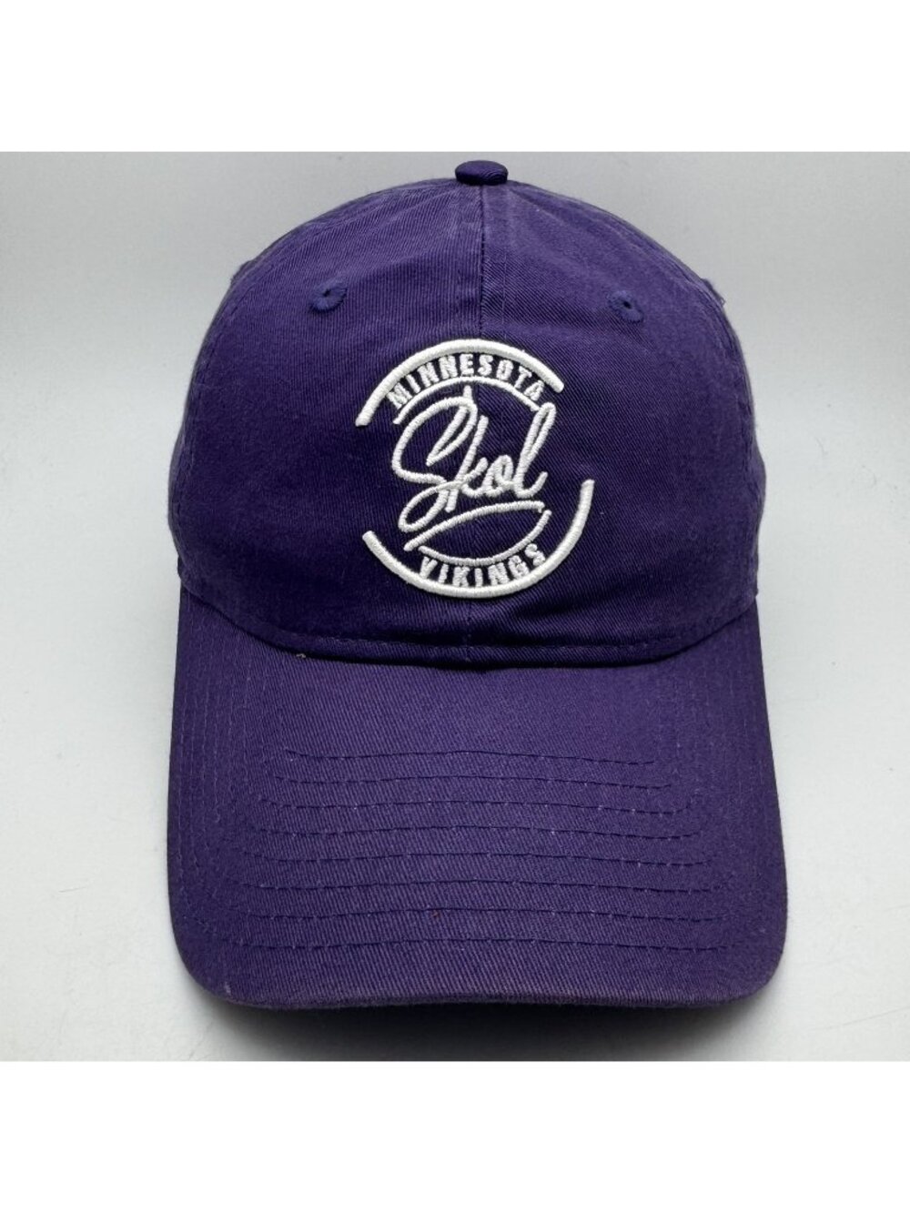 Minnesota Vikings Skol Baseball Cap Hat New Era 9TWENTY Adjustable Purple NFL